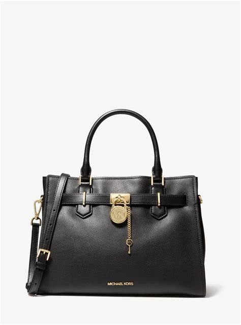 michael kors leslie satchel medium|Hamilton Medium Leather Satchel – Michael Kors Pre.